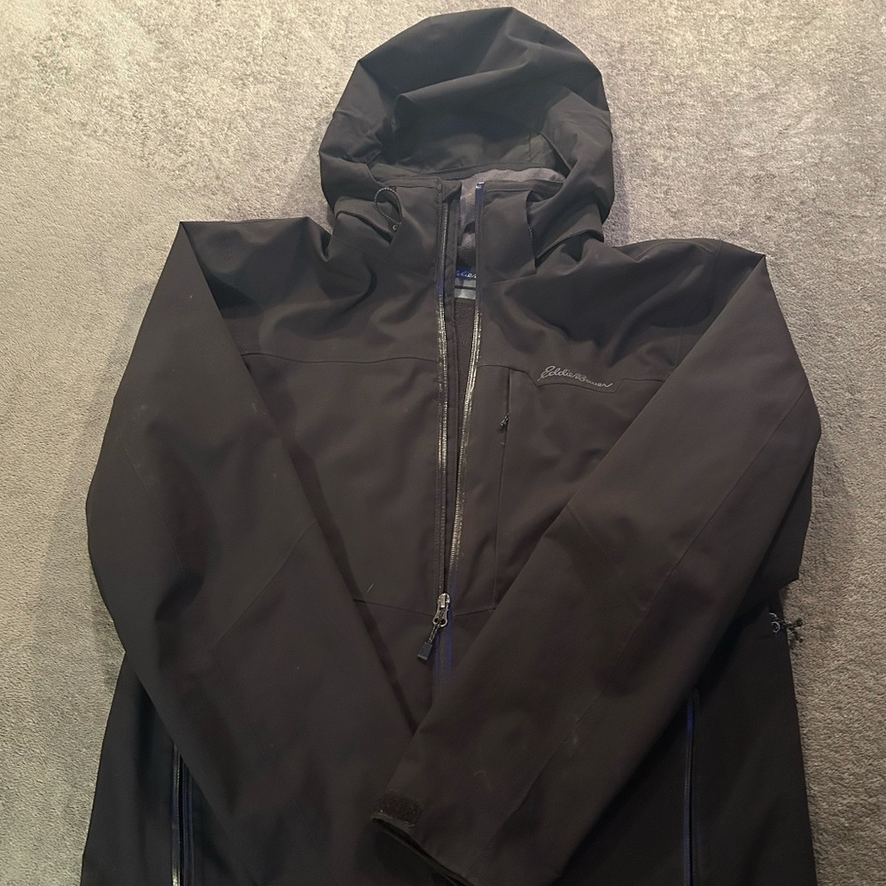 Eddie Bauer Black Winter Light Jacket